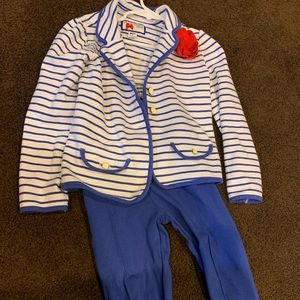 Blazer and ponte pants suit